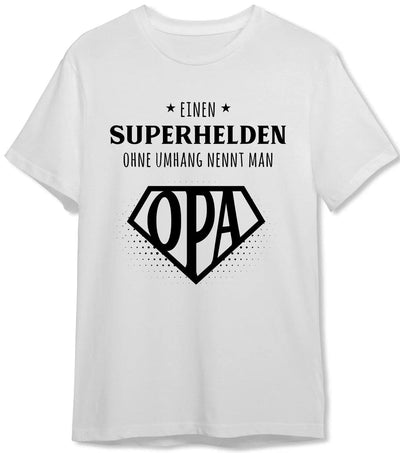 Bild: T-Shirt Herren - Einen Superhelden ohne Umhang nennt man Opa Geschenkidee