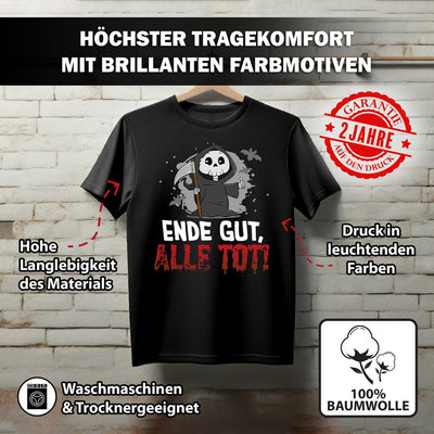 Sensebald T-Shirt Herren - Ende gut, alle tot!