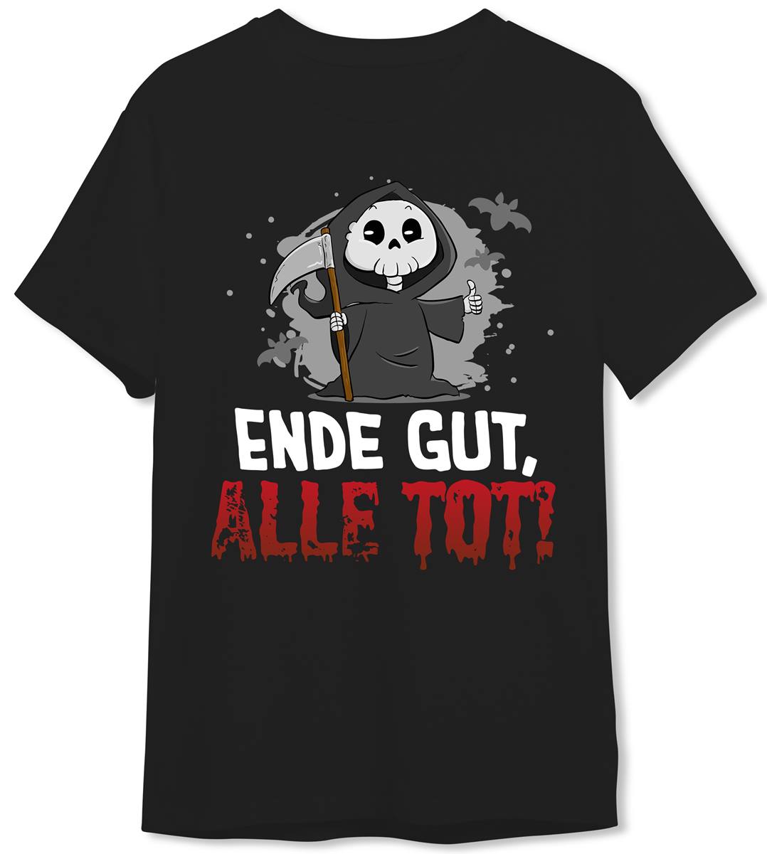 Sensebald T-Shirt Herren - Ende gut, alle tot!