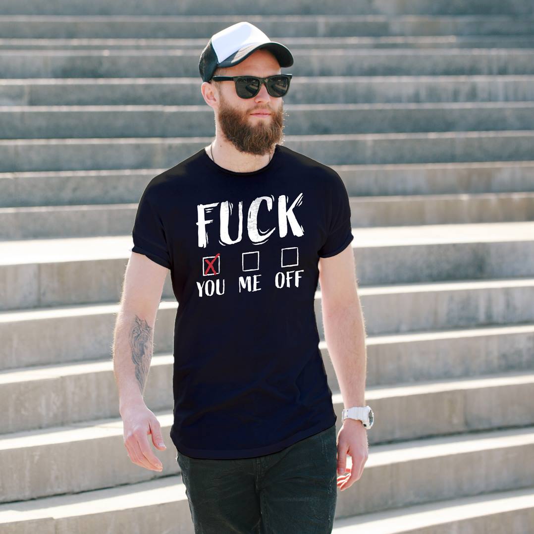 T-Shirt Herren - Fuck You (Entscheidungsmöglichkeit)
