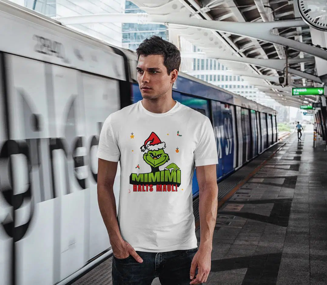 Bild: T-Shirt Herren - Grinch - Mimimi Halts Maul! Geschenkidee