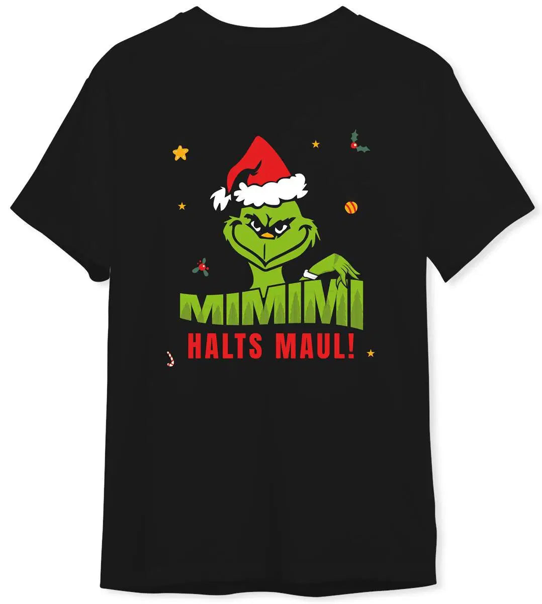 Bild: T-Shirt Herren - Grinch - Mimimi Halts Maul! Geschenkidee