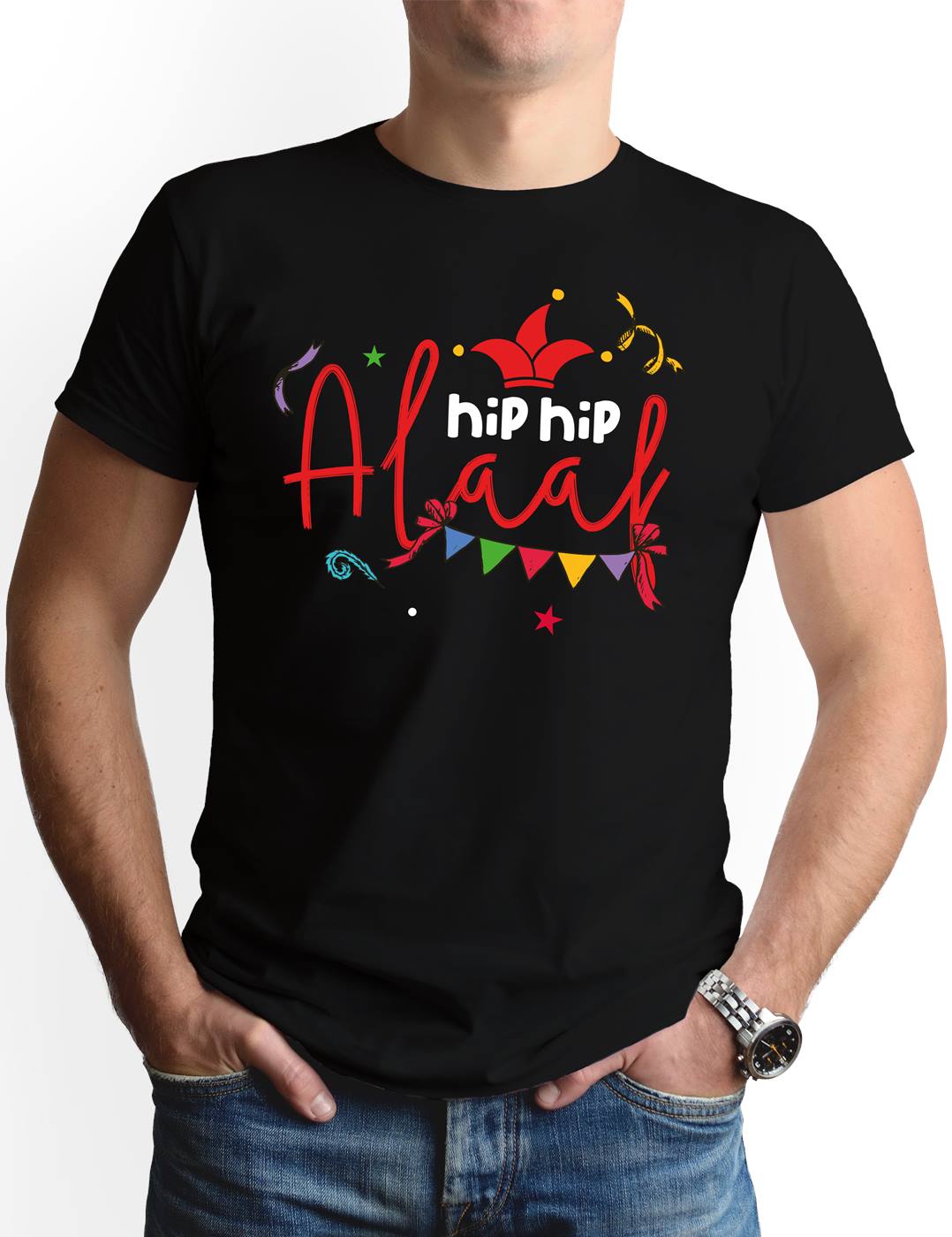 T-Shirt Herren - hip hip Alaaf