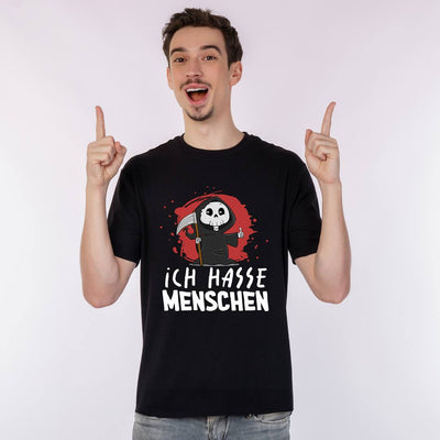 Sensebald T-Shirt Herren - Ich hasse Menschen