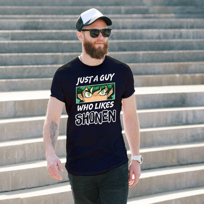 T-Shirt Herren - Just a guy who likes Shonen