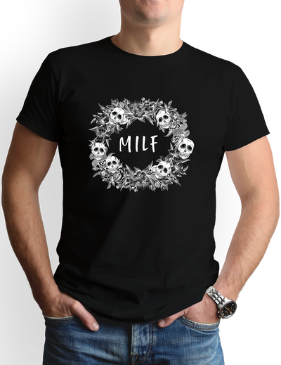 T-Shirt Herren - Milf - Skull Statement