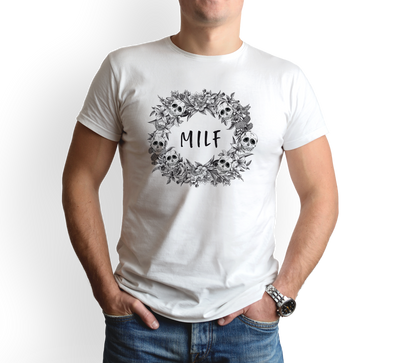 T-Shirt Herren - Milf - Skull Statement