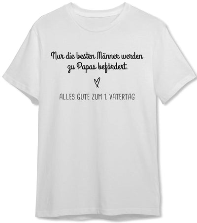 Bild: T-Shirt Herren - Nur die besten Männer werden zu Papas befördert. Geschenkidee