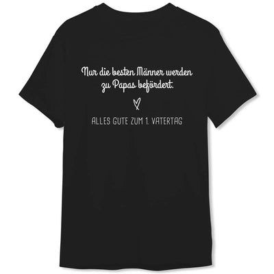 Bild: T-Shirt Herren - Nur die besten Männer werden zu Papas befördert. Geschenkidee