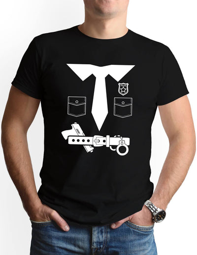 T-Shirt Herren - Polizist Kostüm (Motiv)