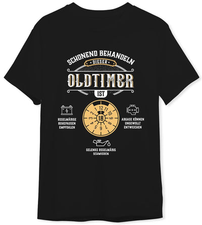 T-Shirt Herren - Schonend behandeln Dieser Oldtimer ist 18