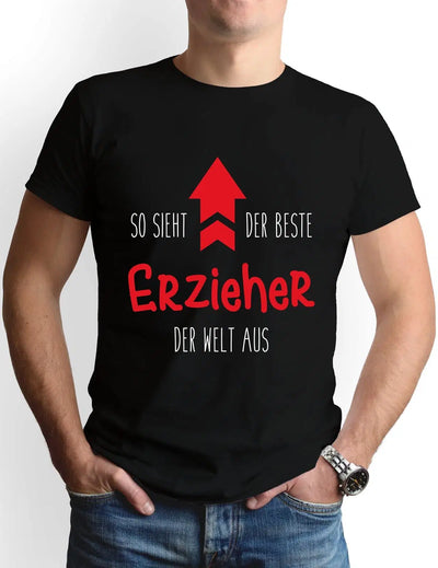Bild: T-Shirt Herren - So sieht der beste Erzieher der Welt aus Geschenkidee