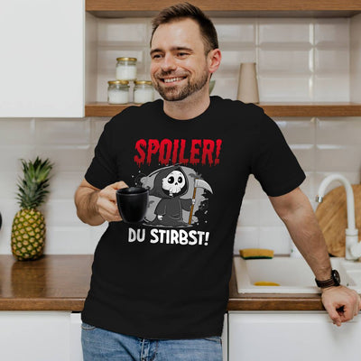 Sensebald T-Shirt Herren - Spoiler! Du stirbst!