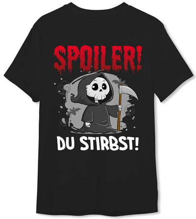 Sensebald T-Shirt Herren - Spoiler! Du stirbst!
