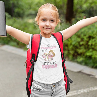 T-Shirt Kinder - Diese Prinzessin geht jetzt in die Schule