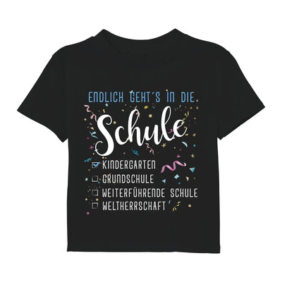 Bild: T-Shirt Kinder - Endlich geht´s in die Schule Geschenkidee