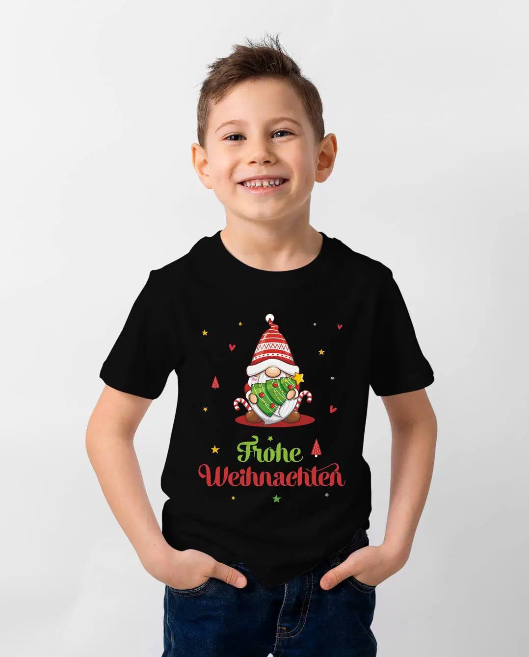 Bild: T-Shirt Kinder - Frohe Weihnachten Geschenkidee