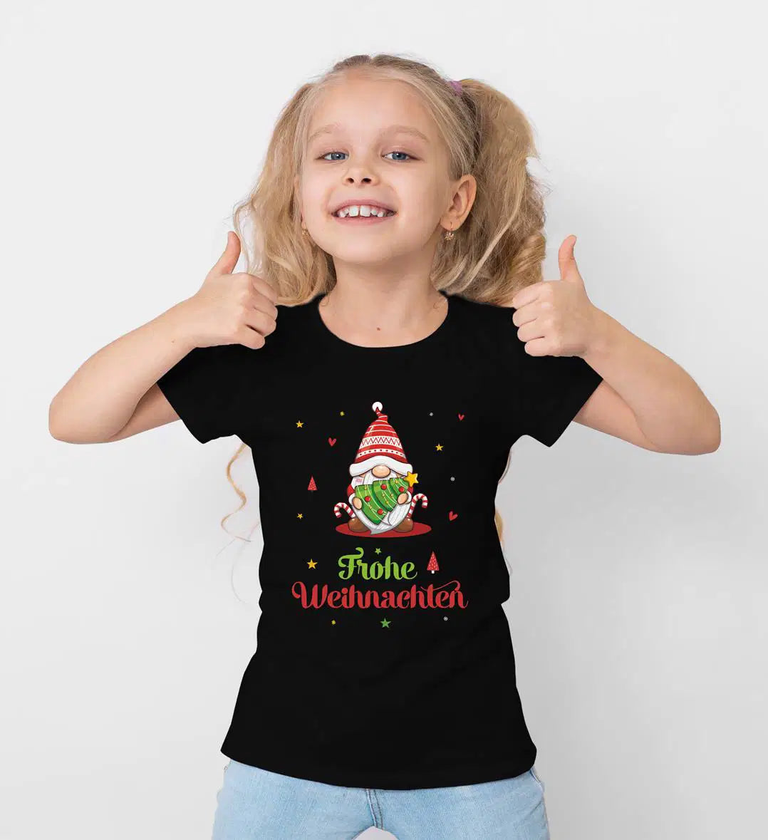 Bild: T-Shirt Kinder - Frohe Weihnachten Geschenkidee