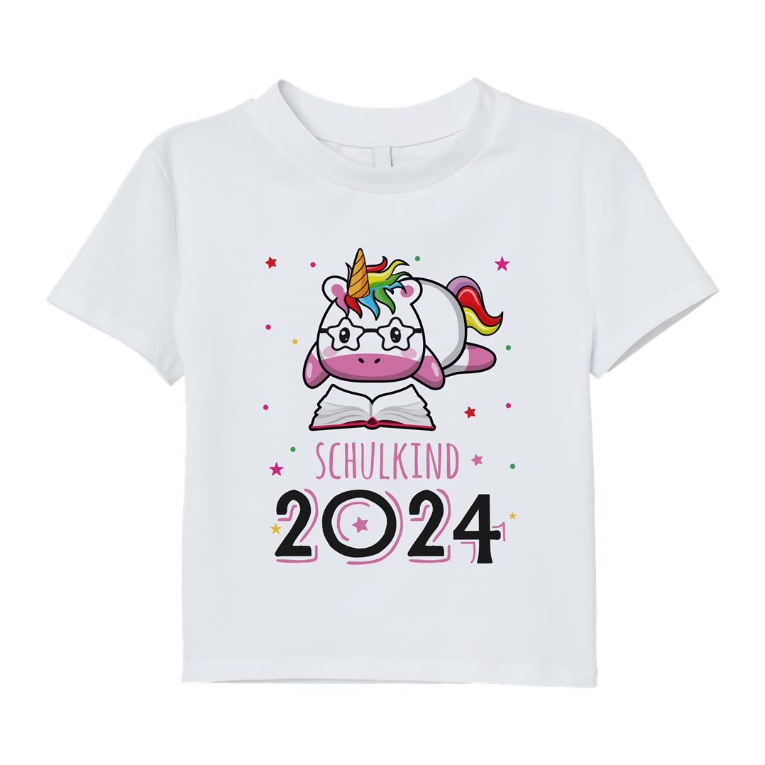 T-Shirt Kinder - Schulkind 2024 (Einhorn)