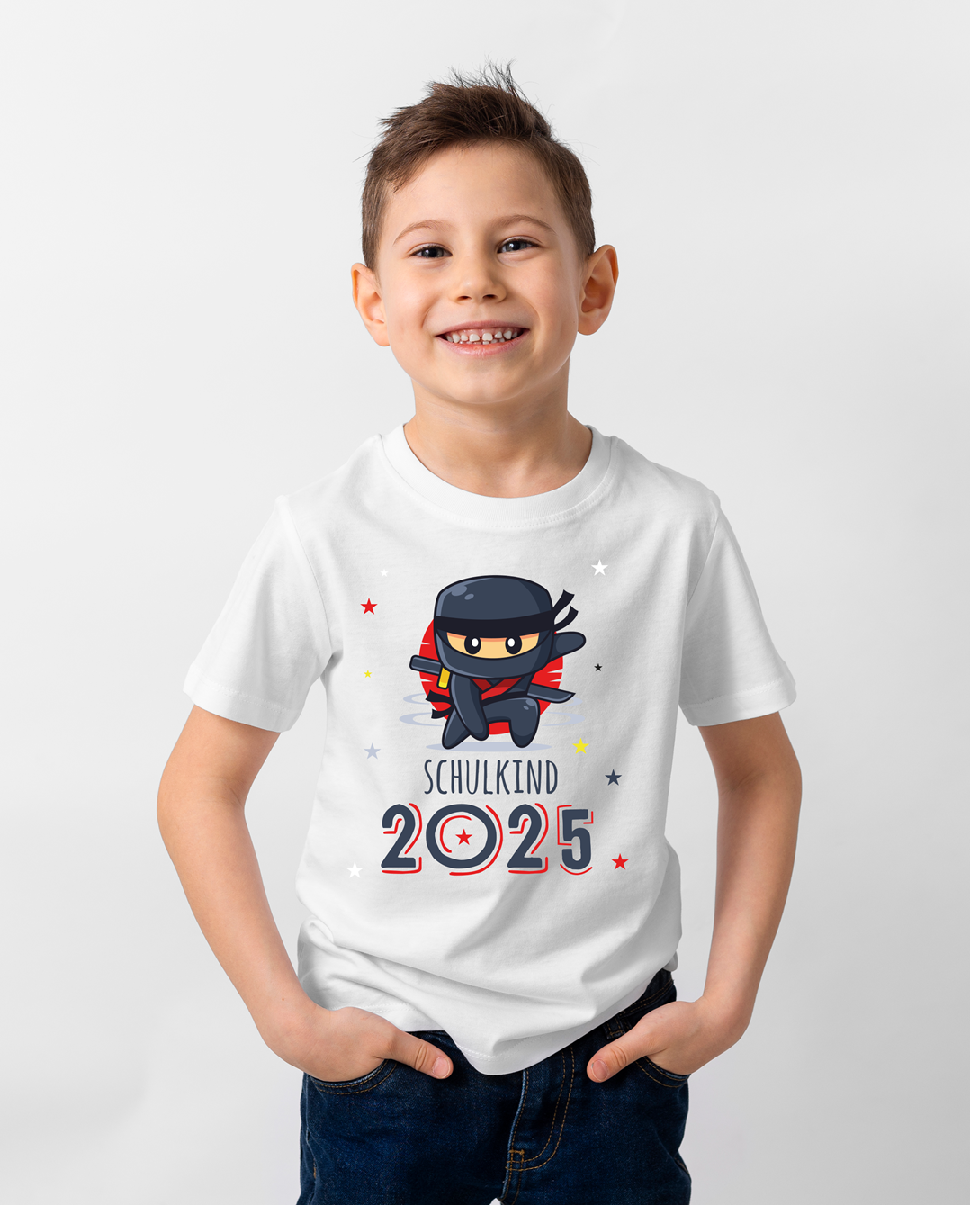 T-Shirt Kinder - Schulkind 2025 (Ninja)