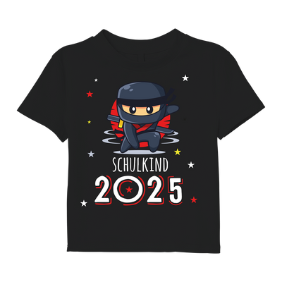 T-Shirt Kinder - Schulkind 2025 (Ninja)