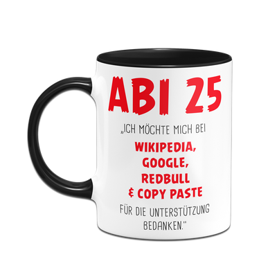 Tasse - Abi 2025 Ich möchte mich bedanken
