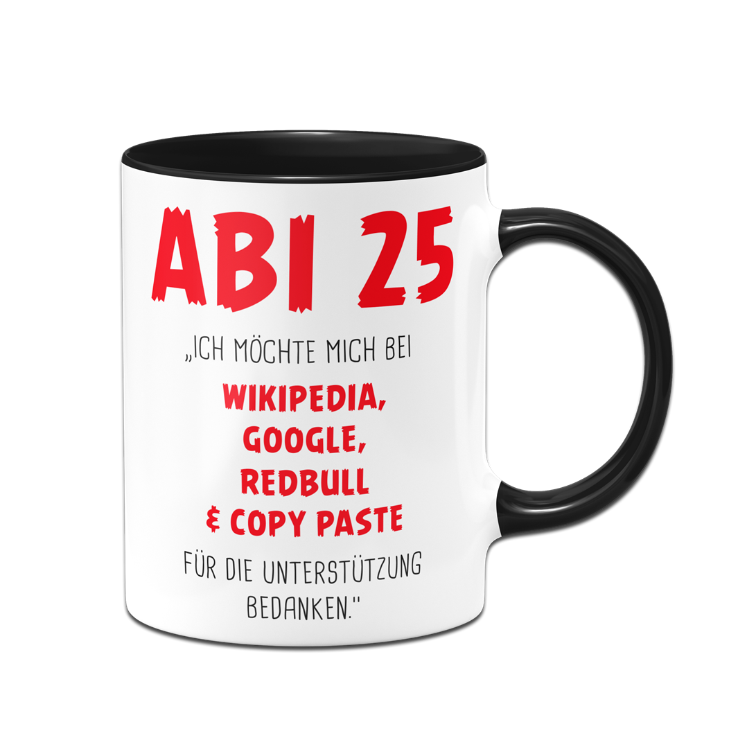 Tasse - Abi 2025 Ich möchte mich bedanken