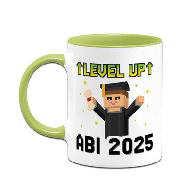 Tasse - Abi 2025 Level UP - Gamer Pixel Style