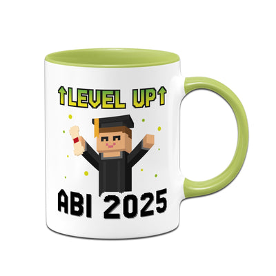 Tasse - Abi 2025 Level UP - Gamer Pixel Style
