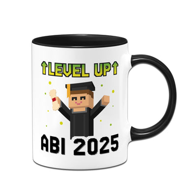 Tasse - Abi 2025 Level UP - Gamer Pixel Style