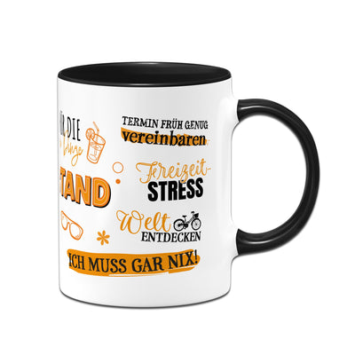 Tasse - Ruhestand - Rente - Rundherum