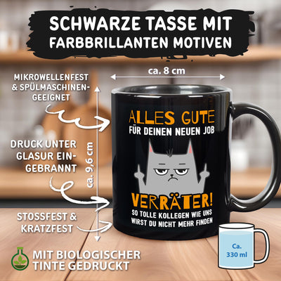 Tasse - Alles Gute für Deinen neuen Job Verräter! - BL
