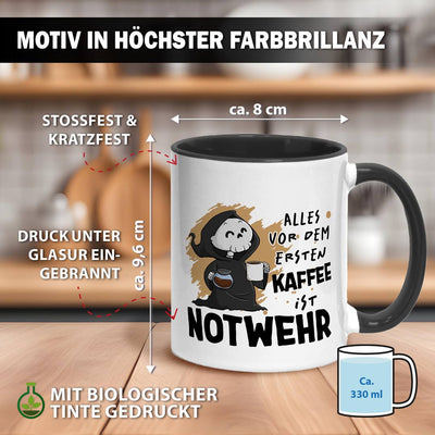 Sensebald Tasse - Alles vor dem ersten Kaffee ist Notwehr