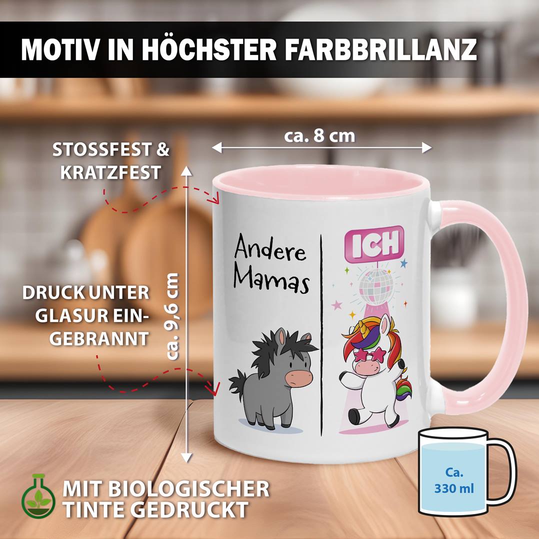 Tasse - Andere Mamas vs. Ich (Einhorn)