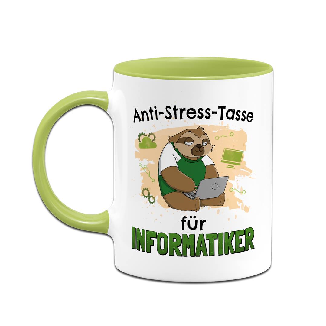 Tasse - Anti-Stress-Tasse für Informatiker - Ratzfatz das Faultier