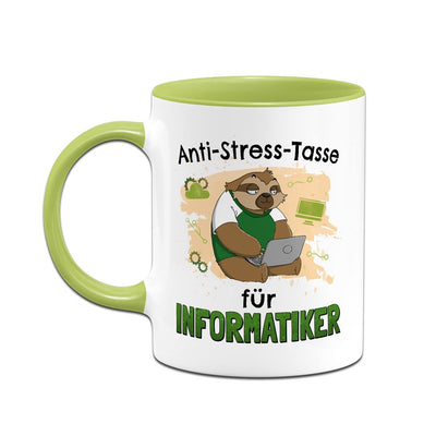 Tasse - Anti-Stress-Tasse für Informatiker - Ratzfatz das Faultier