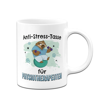Tasse - Anti-Stress-Tasse für Physiotherapeuten - Ratzfatz das Faultier