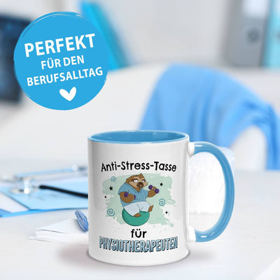 Tasse - Anti-Stress-Tasse für Physiotherapeuten - Ratzfatz das Faultier