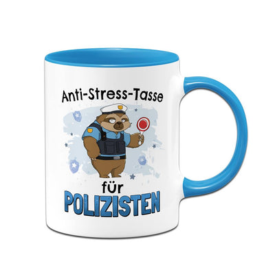 Tasse - Anti-Stress-Tasse für Polizisten - Ratzfatz das Faultier