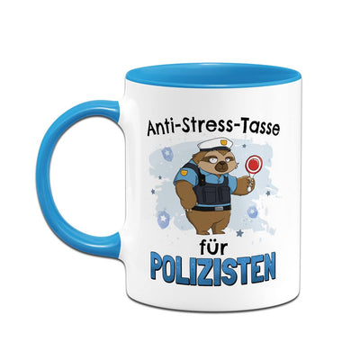 Tasse - Anti-Stress-Tasse für Polizisten - Ratzfatz das Faultier