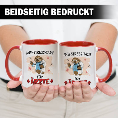 Tasse - Anti-Stress-Tasse für Ärzte - Ratzfatz das Faultier