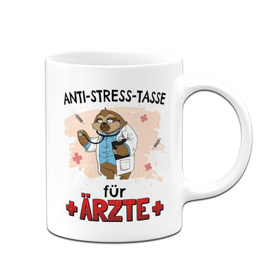 Tasse - Anti-Stress-Tasse für Ärzte - Ratzfatz das Faultier
