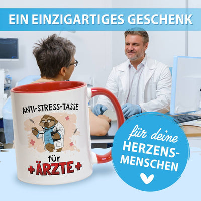 Tasse - Anti-Stress-Tasse für Ärzte - Ratzfatz das Faultier