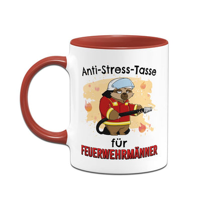 Tasse - Anti-Stress-Tasse für Feuerwehrmänner - Ratzfatz das Faultier