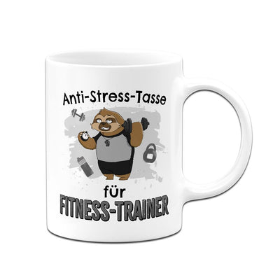 Tasse - Anti-Stress-Tasse für Fitness-Trainer - Ratzfatz das Faultier