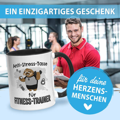 Tasse - Anti-Stress-Tasse für Fitness-Trainer - Ratzfatz das Faultier