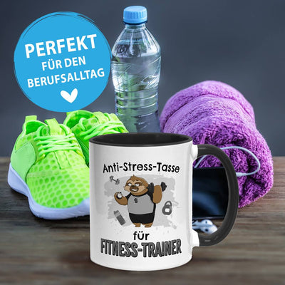 Tasse - Anti-Stress-Tasse für Fitness-Trainer - Ratzfatz das Faultier