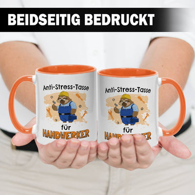 Tasse - Anti-Stress-Tasse für Handwerker - Ratzfatz das Faultier