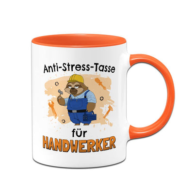 Tasse - Anti-Stress-Tasse für Handwerker - Ratzfatz das Faultier