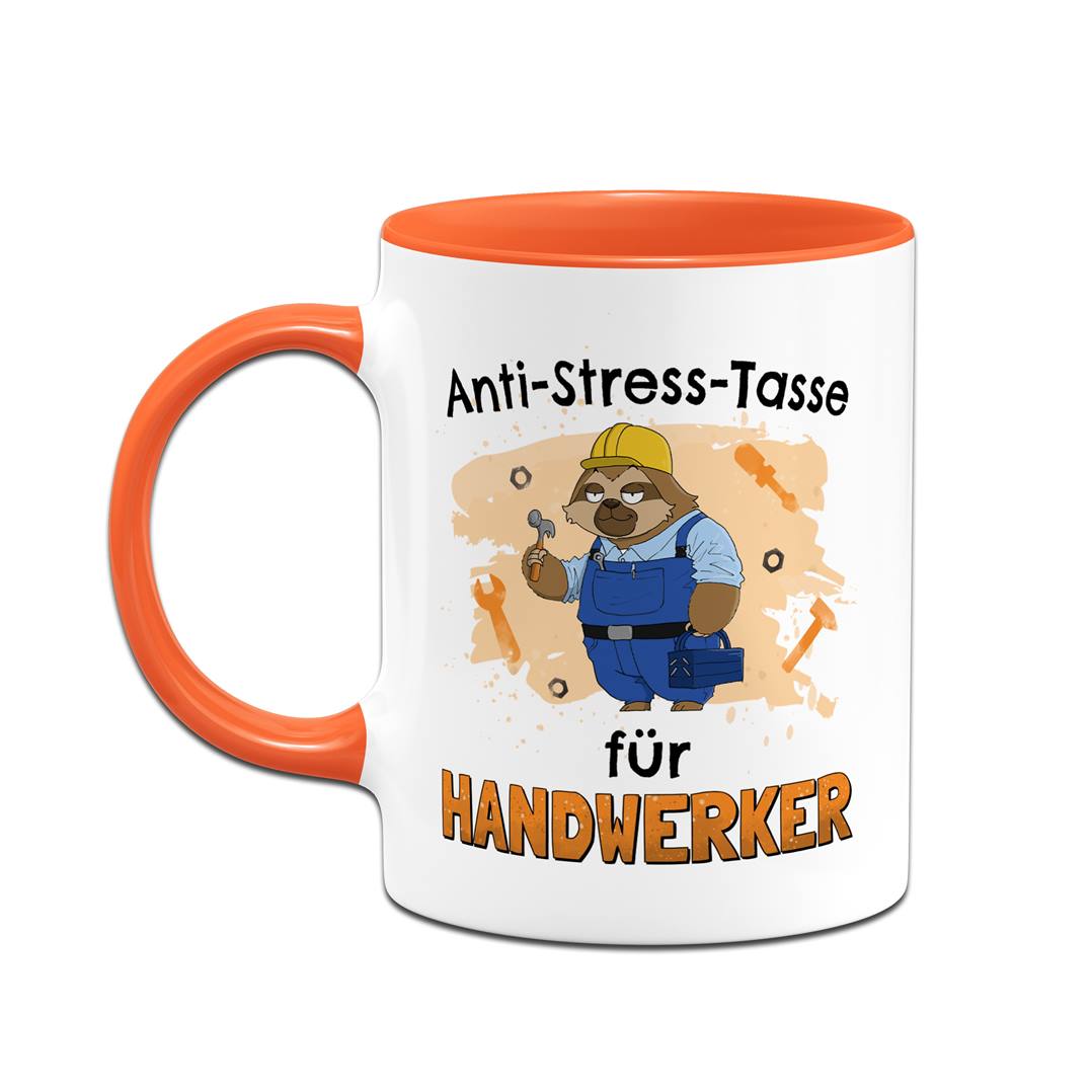 Tasse - Anti-Stress-Tasse für Handwerker - Ratzfatz das Faultier